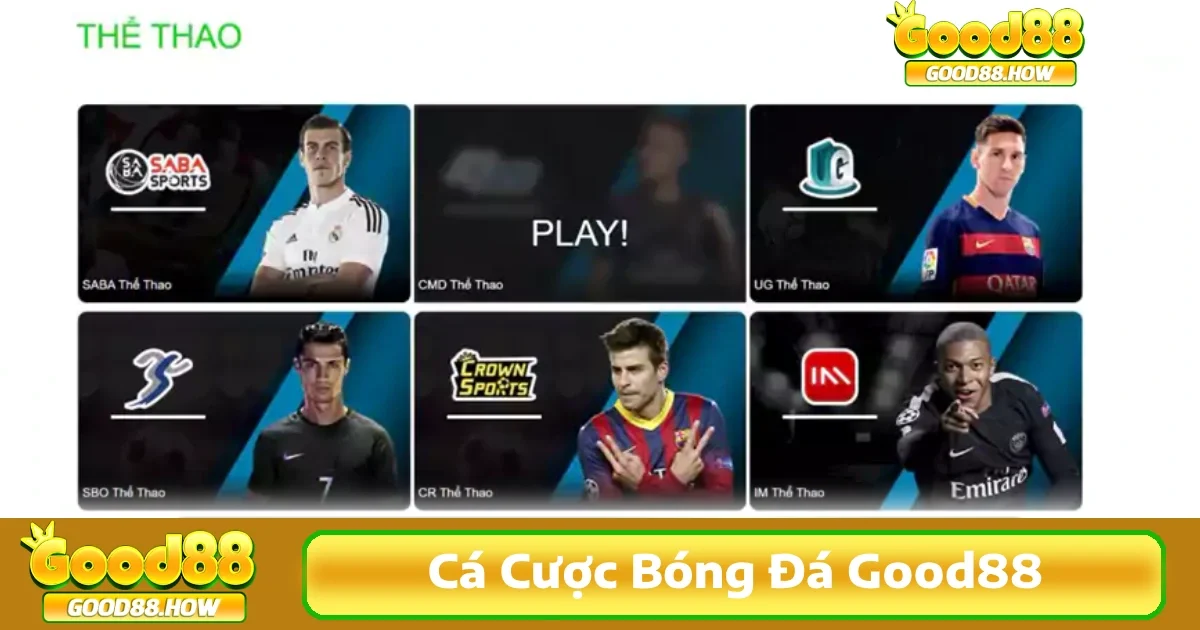 Cá Cược Bóng Đá Good88 1 Cá cược bóng đá Good88 đã trở thành một trong những hình thức giải trí yêu thích của người hâm mộ bóng đá