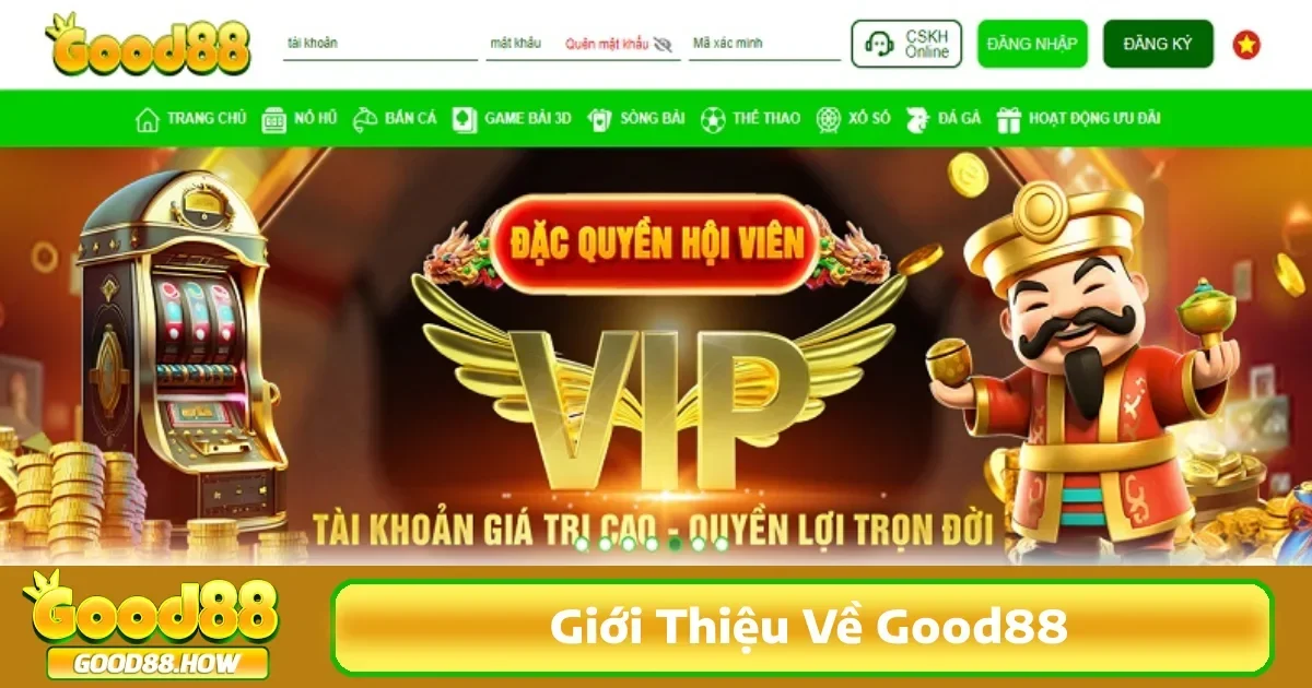 Good88 là nền tảng cá cược trực tuyến hàng đầu, mang đến những trải nghiệm tuyệt vời cho các cược thủ.